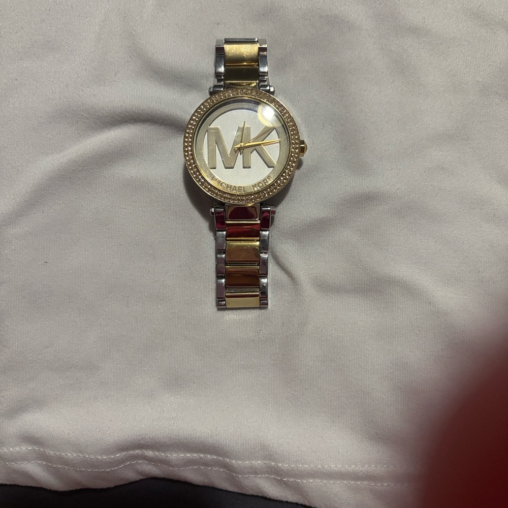 Michael Kors Two-Tone Gold and Silver Watch